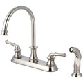 Pioneer Two Handle Kitchen Faucet in PVD Brushed Nickel 2DM301-BN